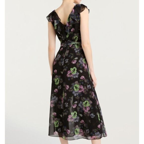 NWT Cinq à Sept Midi | Laure Dress Midnight Multi size 8-D7 - Picture 2 of 7